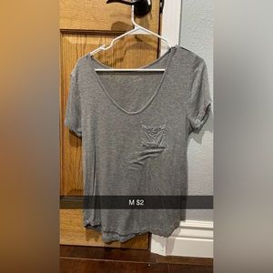 Grey pocket shirt